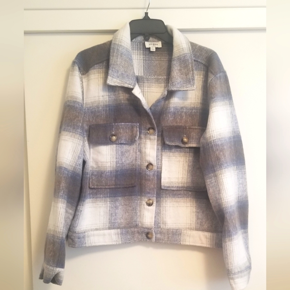 NWOT Umgee Plaid Flannel Jacket